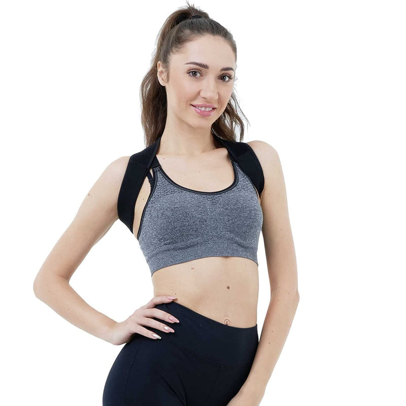 [Australia] - Posture Corrector for Women and Men,Adjustable Upper Back Brace, Breathable Back Support straightener, Providing Pain Relief from Lumbar, Neck, Shoulder, and Clavicle, Back. 1 