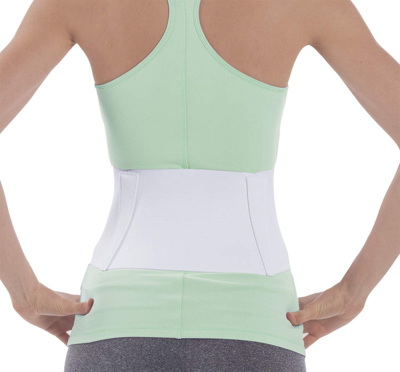 NYOrtho Tapered Abdominal Binder - Firm Compression Wrap - Breathable Stomach Support Post Injury or Surgery - with Contoured Body-Specific Design - 42-48 Inch - Made in USA 6 Inch High