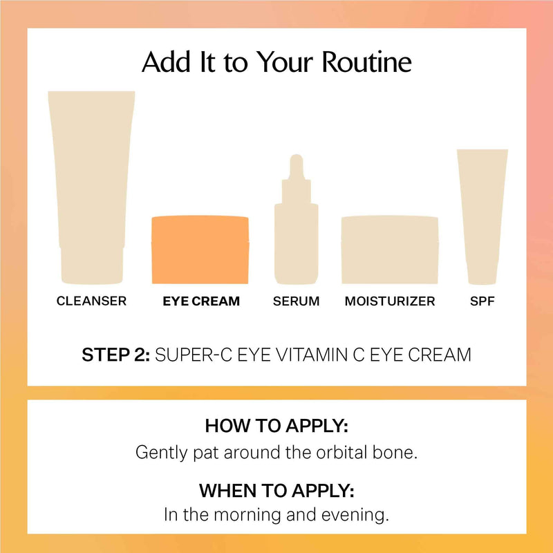 StriVectin Super-C Eye Vitamin C Eye Cream, Brightening and Firming, Boost Skin Dullness with Hyaluronic Acid 0.51 Ounce (Pack of 1)