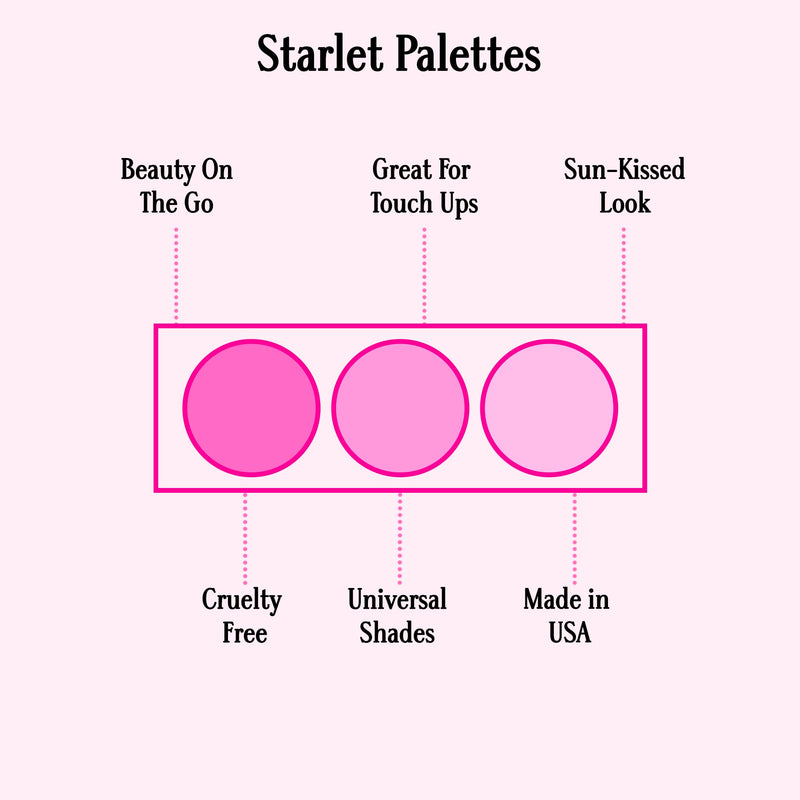 [Australia] - Starlet Palette - Honeymoon by Gerard Cosmetic for Women - 0.31 oz Makeup 1.26 Ounce (Pack of 1) 