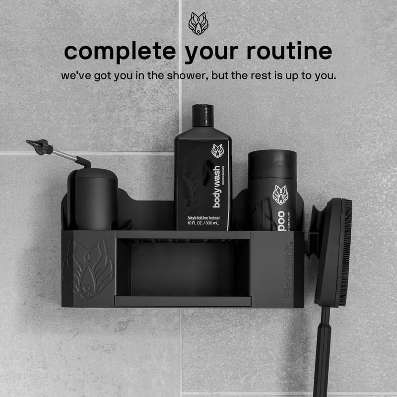 [Australia] - Wush Pro by Black Wolf - The Original Deluxe Water Powered Ear Cleaner with 6 Reusable Replacement Tips by Black Wolf - Safe & Effective for Ear Wax Buildup - Electric Ear Wax Removal Kit (Black) 