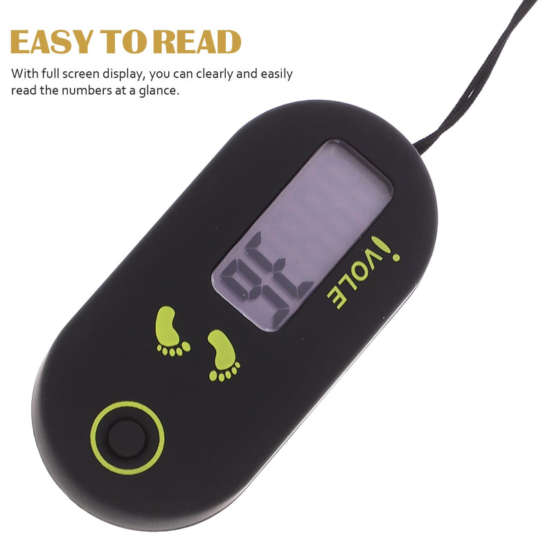[Australia] - Kisangel Digital Counter Sports Ladder E Clips Step and Calorie Counter Clip on Pedometers Step Tracker Tool Gift Treadmill Black Miss Intelligent Monitor Mini Tools Sports Pocket Tools 