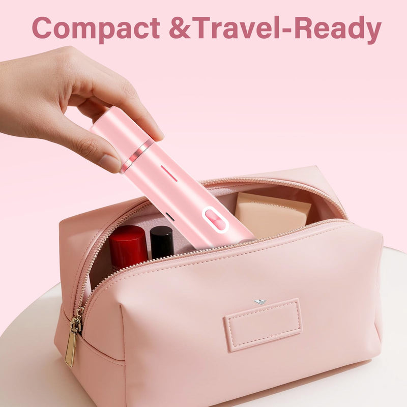 [Australia] - 2-in-1 Women's Electric Razor & Bikini Trimmer - Painless Smooth Shave & Gentle Pubic Hair Removal - Dual Ceramic Blades, IPX7 Shower-Proof - Cordless for Sensitive Skin 1 
