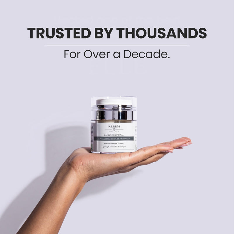 Kleem Retinol Moisturizer - Anti-Aging Firming Night Cream for Face 1.7 oz | Visibly reduces fine lines & wrinkles overnight for firmer, smoother skin. Cruelty Free & Made in the USA 1.7 Fl Oz (Pack of 1)