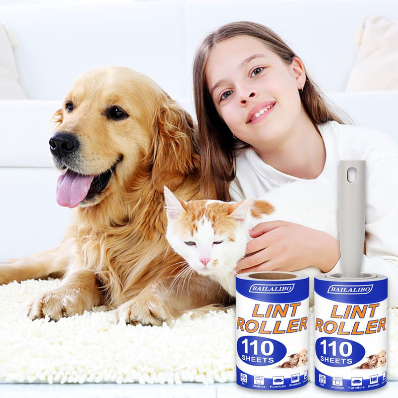 [Australia] - Lint Roller, 220 Sheets Lint Rollers for Pet Hair Extra Sticky, Lint Remover for Clothes, Couch, Carpet, Travel Lint Roller with Lint Roller Refills, Mini Stick Roller for Daily Cleaning Tool. Gary 
