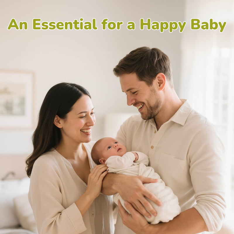 [Australia] - Cloud Baby Cradle Cap Brush Kit, 3-in-1 Cradle Cap Treatment Set with Soft Brush, Curved Comb & Sponge, BPA-Free, Easy to Use | Baby Bath Essentials - Extra Sponge, Serene Green 