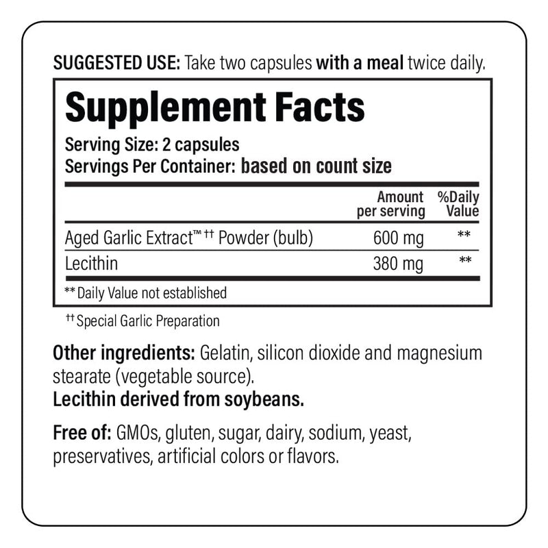 [Australia] - Kyolic Aged Garlic Extract Formula 104 Cholesterol Health, 100 Capsules (Packaging May Vary) 
