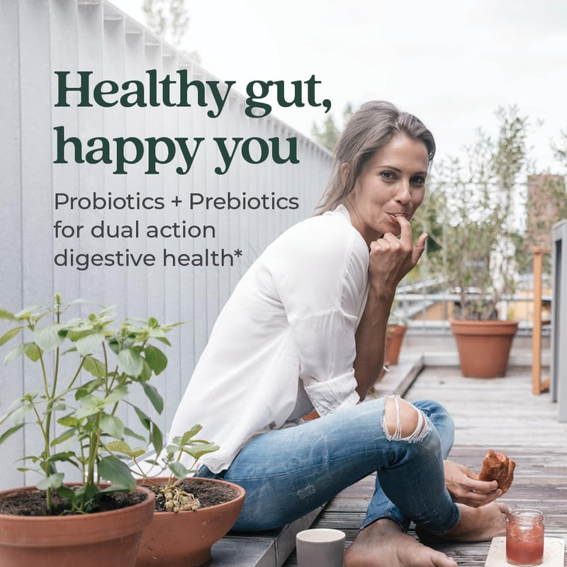 [Australia] - New Chapter Probiotic Gummies for Women and Men, All-Flora (1 Month Supply) – 55% Less Sugar+, Formulated for Holistic Gut Health Support with Probiotics + Prebiotic Fiber + 100% Vegan + Non-GMO 