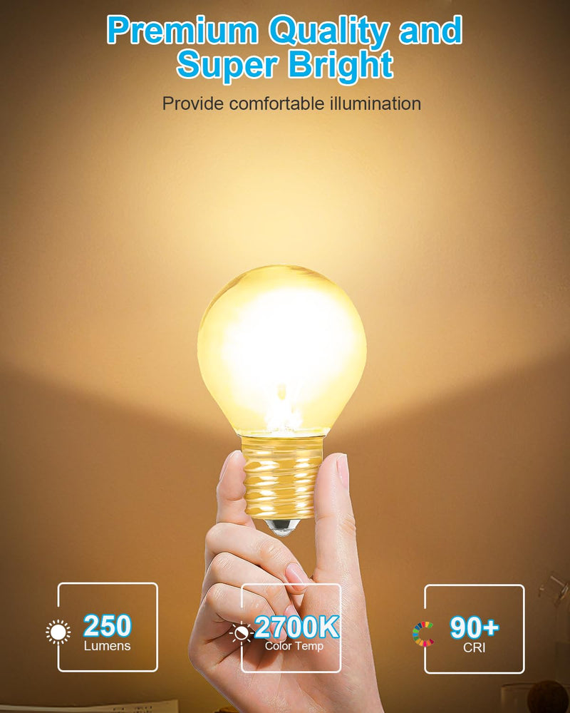 [Australia] - Lava Lamp Bulb 25 Watt, E17 Intermediate Base 6 Packs The Lava Original Replacement Bulb for 14.5-Inch Lava Lamp, Soft Warm White Glow, Long Life, High Temp Resistance, High-output Heat S11 Bulb S11- 25W Shape 