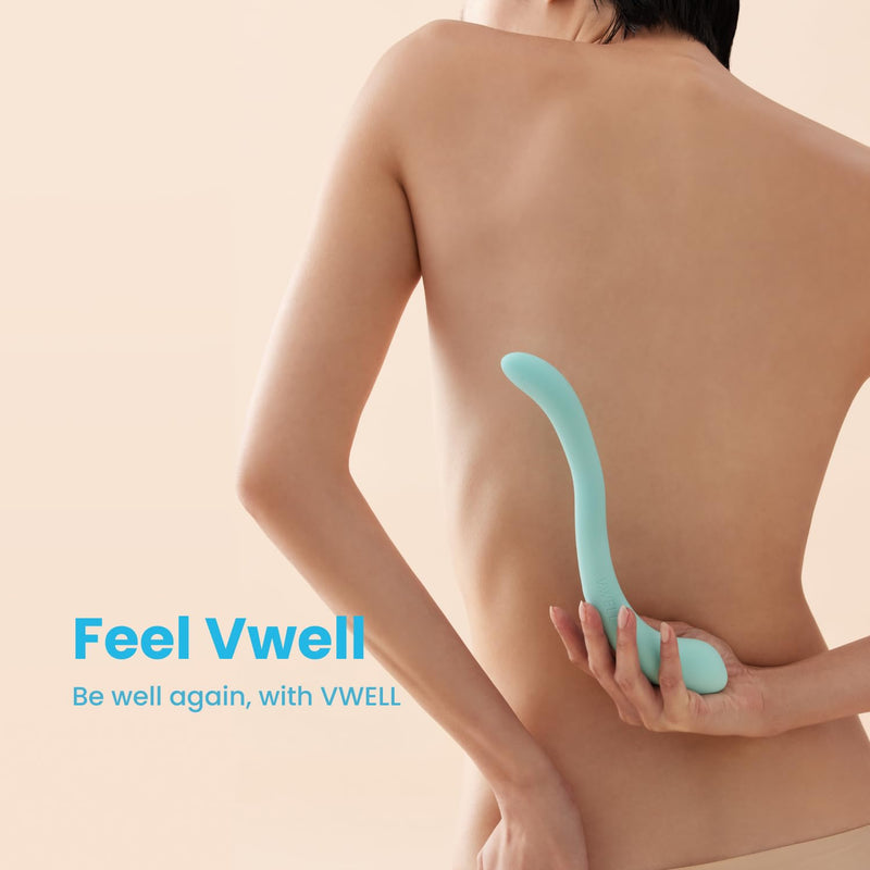 [Australia] - IntiMD VWELL Flex Silicone Vibrating Wand Flexible Shaft Dual Motors Active Home Use Women Rechargeable 