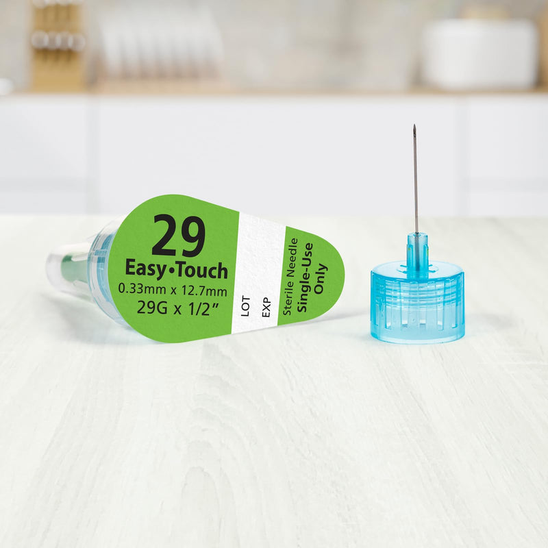 [Australia] - Easy Touch Insulin Pen Needles - 29G, 1/2-Inch (12.7mm), Box of 100 29G, 1/2" (12.7mm) 