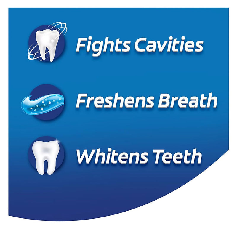 [Australia] - Max Toothpaste with Mini Breath Strips, Cool Mint 3 Large Tubes of 7.3 oz (Total 21.9 oz) Whitening, Fluoride Cavity Protection, Long-Lasting Fresh Breath Bonus Toothpaste Squeezer 7.3 Ounce (Pack of 3) 