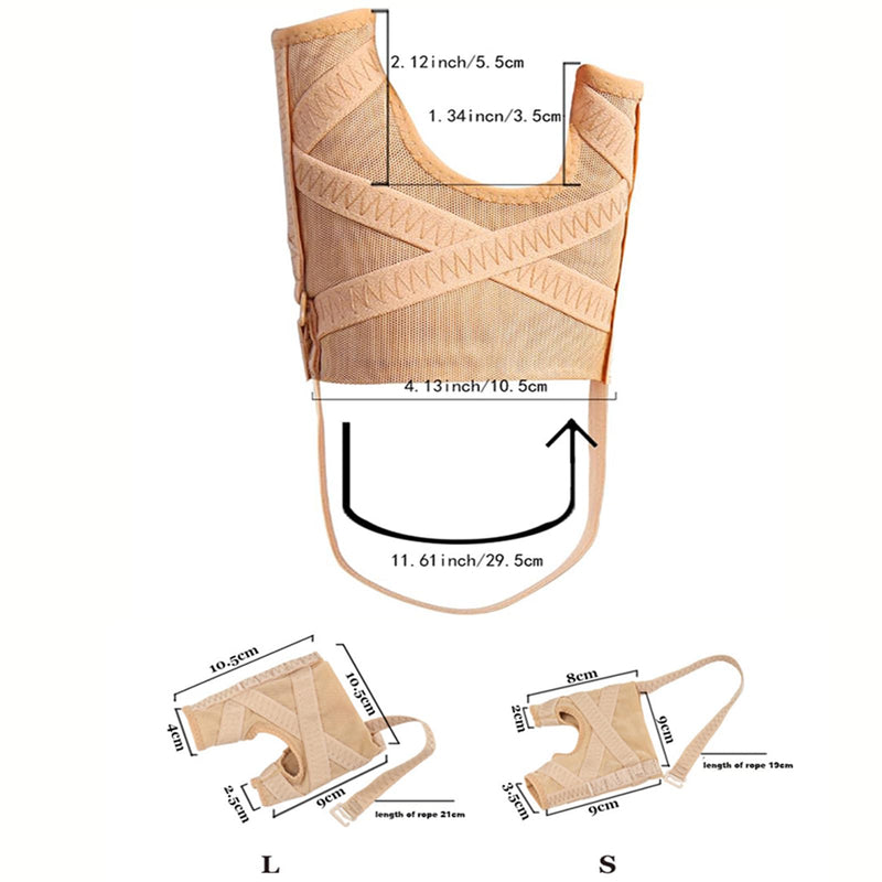 [Australia] - LAPLUIE Hallux Valgus Corrector, Big Toe Tail Toe Pain Relief, Hallux Valgus Bandage, Hammer Toe Correction (L) L 
