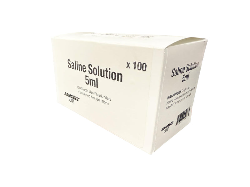 [Australia] - Saline Solution 5ml Unit, 100 per Box 