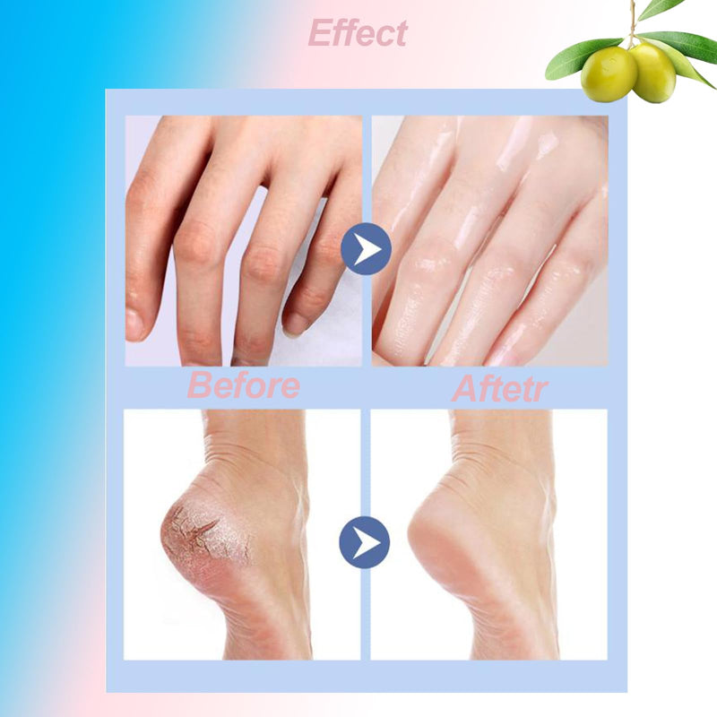 [Australia] - Crack Feet Prevention Stick, Foot Balm, Crack Heel Cream -Smooth Protective BalM, Foot Balm for Dry Cracked Feet, Refreshing, Hydrating, Deep Moisturizing (Pink+Blue, one size) Pink+Blue 1.41 Fl Oz (Pack of 1) 