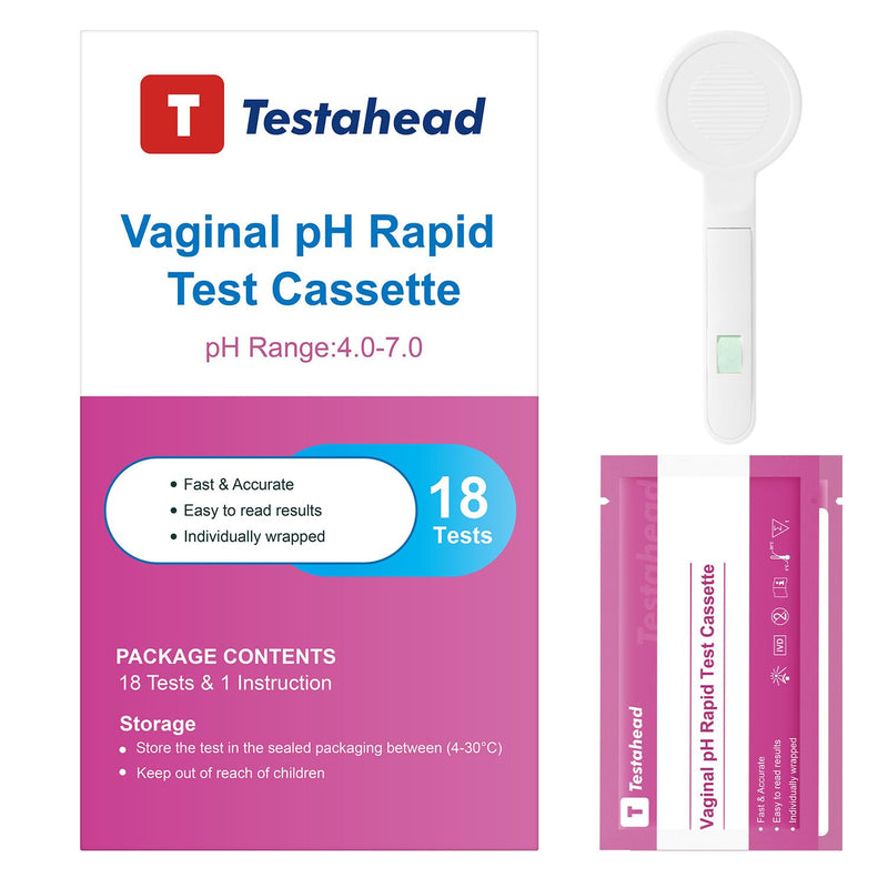 [Australia] - Vaginal pH Test Strips, conveniently Designed for Women's use. Get Results in just 10 Seconds. 18-Count Pack. Easily Monitor pH Balance at Home. 