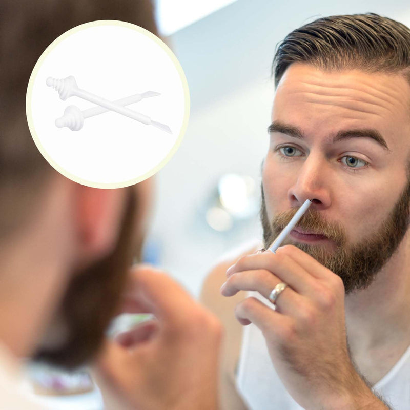 [Australia] - Pack of 100 nose hair wax, nose wax sticks applicators, nostril cleaning removal, available for men and women 