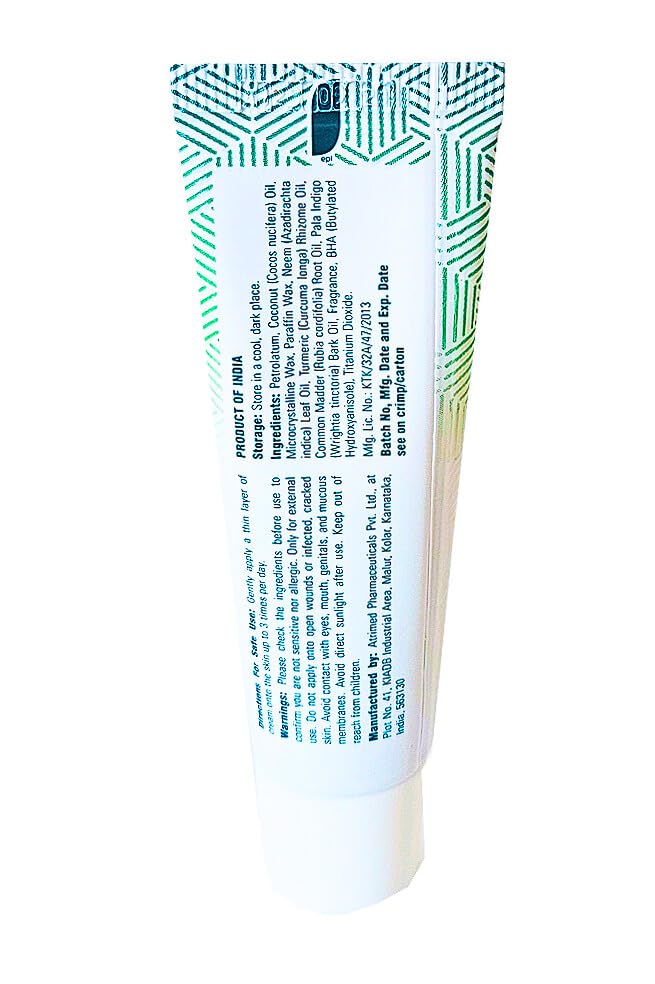 Sorion Cream for Comforting Dry Skin with Coconut Oil, Neem, Turmeric and Vitamin E - Travel-Size Version