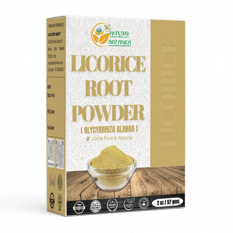 [Australia] - Licorice Root Powder Natural ‚Äì Mulethi (Yastimadu) Powder (Glycyrrhiza Glabra) for Skin Care, Herbal Tea, Digestive Support & Wellness ‚Äì 2 oz 