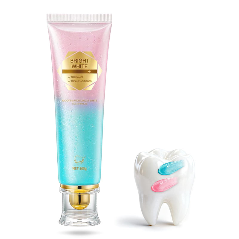 Niacinamide Whitening Toothpaste Natural Mild and Non-Irritating Nicotinamide White Toothpaste Prevents Tooth Decay Freshens Breath, and Promotes Oral Health 1