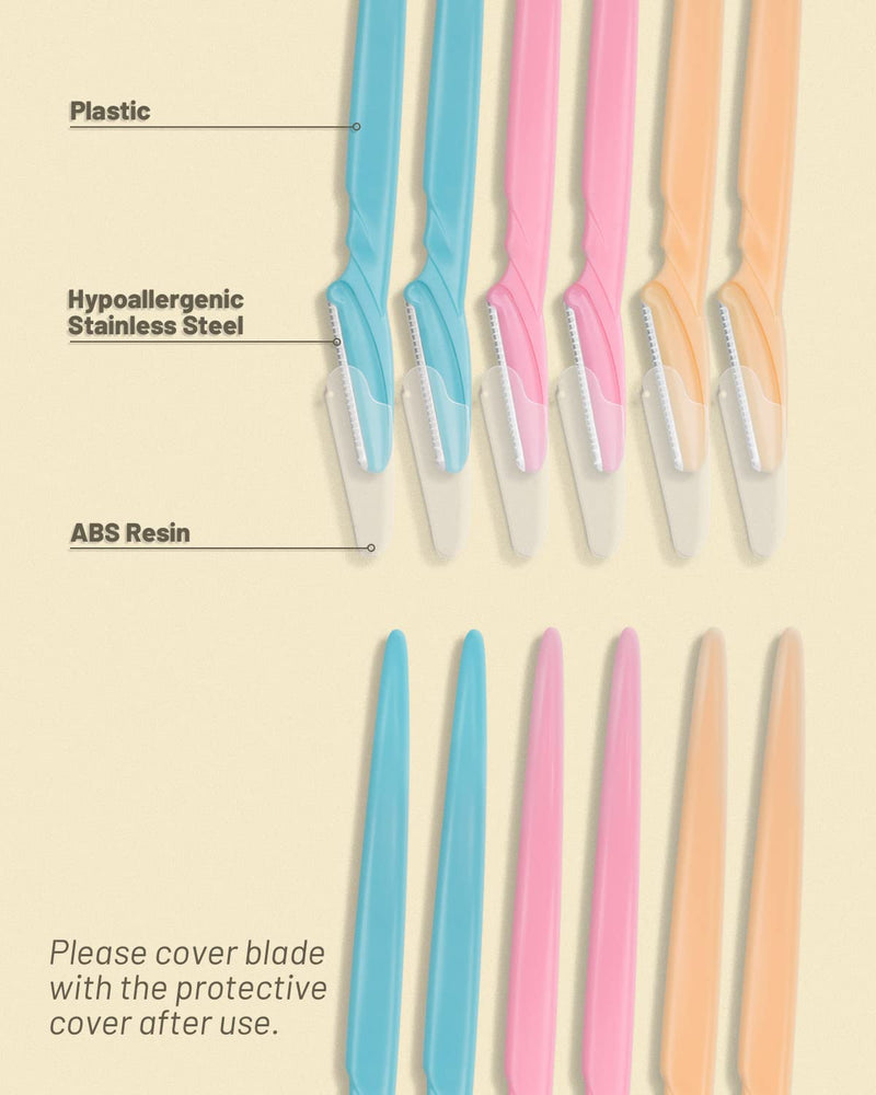 [Australia] - Eyebrow Razor for Women, 120 Pcs Dermaplaning Tool for Face Professional, Face Razor for Women Facial Hair Remover 1 Count (Pack of 120) 