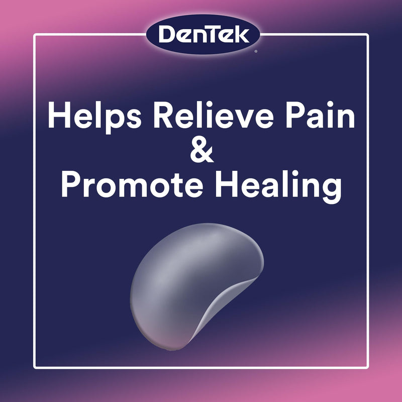 DenTek Canker Relief Patches for Canker Sore Pain Relief, Helps Relieve Soreness from Braces & Oral Wounds, 6 Count Oral Pain Relief (6 Count) Kit