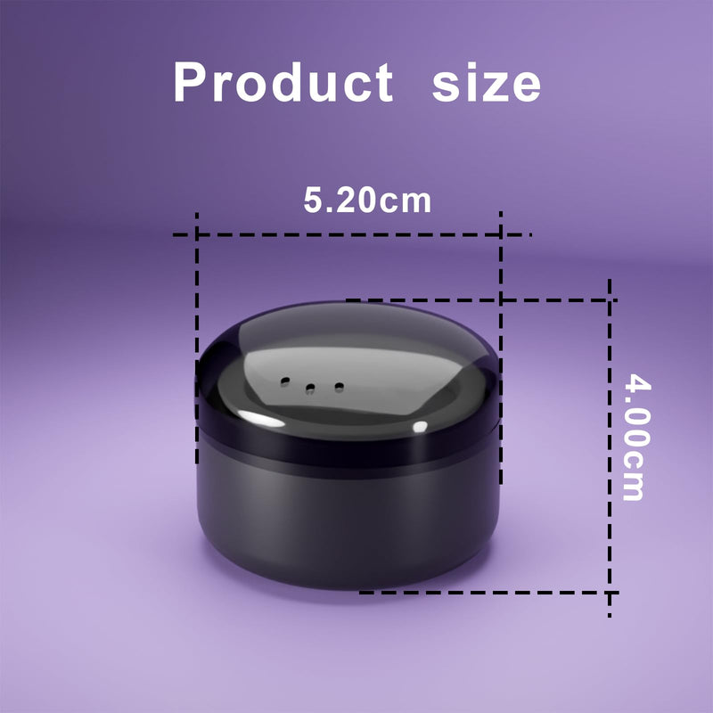 [Australia] - Nose Wax Kits, Nose Wax Set for Men, 50g Nose Hair Remover Wax, Mini Portable Wax Heater with Nose Hair Wax, USB Operated (Black) Black 1 Piece (Pack of 1) 