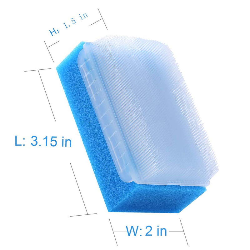 [Australia] - Wellgler's Autism Sensory Brush for Therapy,Surgical Scrub Brush,Bbaby Sponge for Bathing, Cradle Cap Brush (6Pack) 6 Count (Pack of 1) 