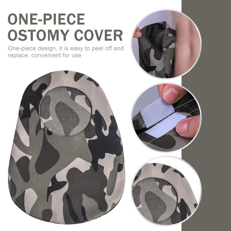 [Australia] - Healifty Polyester Ostomy Bag Shade Colostomy Pouch Protector Ostomy Bag Shading Cover for Patients Camouflage 