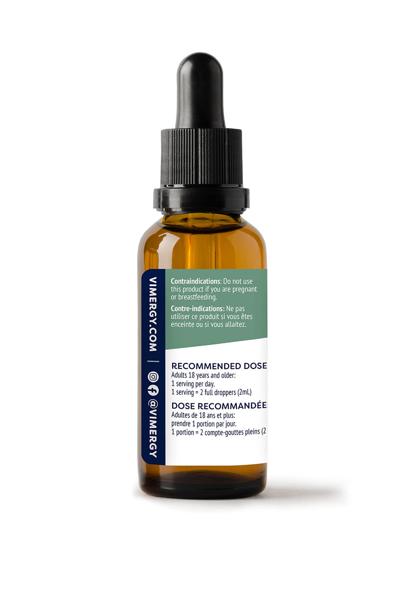 [Australia] - Vimergy Organic Nettle Leaf Extract, 57 Servings – Potent 10:1 Extract Liquid Drops – Supports Immune System Health – Supports Joint Health - USDA Organic, Gluten-Free, Non-GMO, Vegan & Paleo (115 ml) 