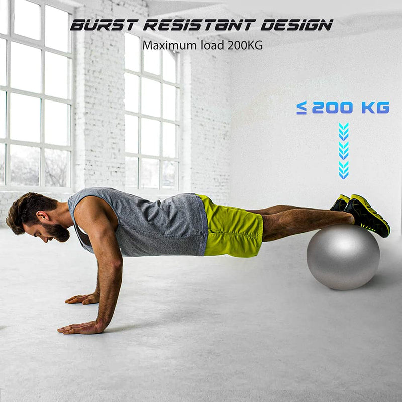 [Australia] - 9 Inch Exercise Pilates Ball Mini Exercise Barre Ball for Yoga,Stability Exercise Training Gym Anti Burst and Slip Resistant Balls Physical Therapy Improves Balance, Core Strength 1Purple 