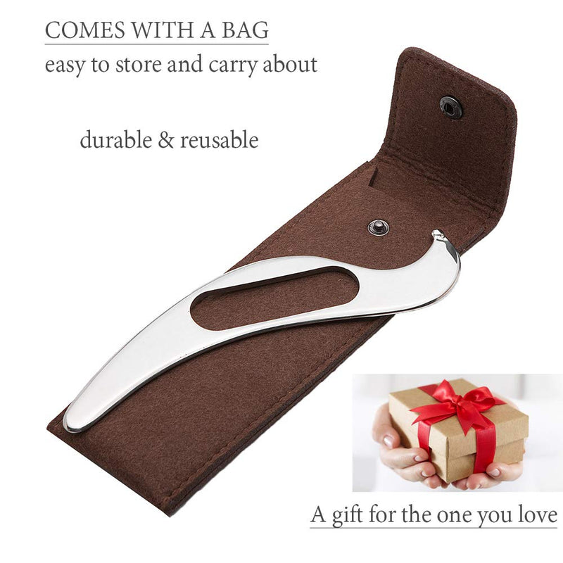 Guasha Tools, Stainless Steel Scraping Massage Tools, Muscle Scraper Massage Tools for Soft Tissue Mobilization Therapy and Deep Tissue Muscle Scraping