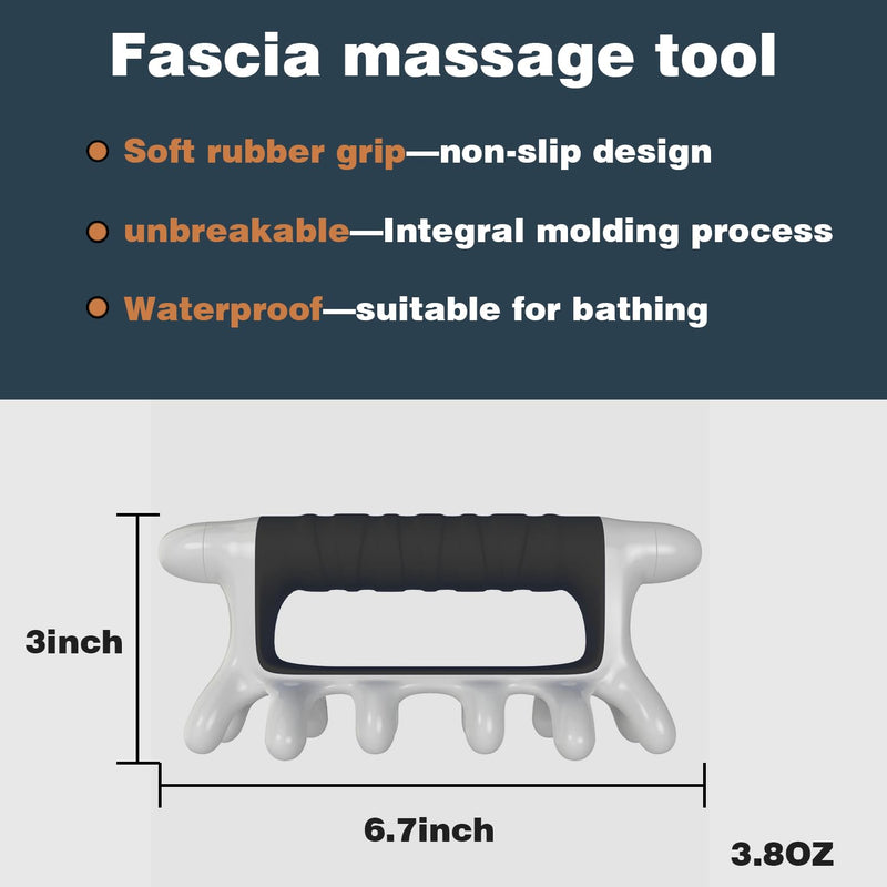[Australia] - Fascia Massage Tool for Trigger Points, Tissue & Cellulite - Pressure Point & Guasha Facial Tool (Patent Pending) 