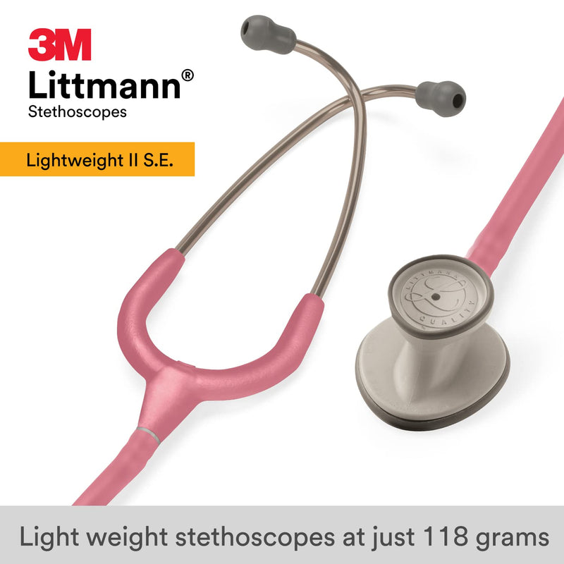 [Australia] - 3M Littmann Lightweight II S.E. Stethoscope, 2456, 28" Pearl Pink Tube 