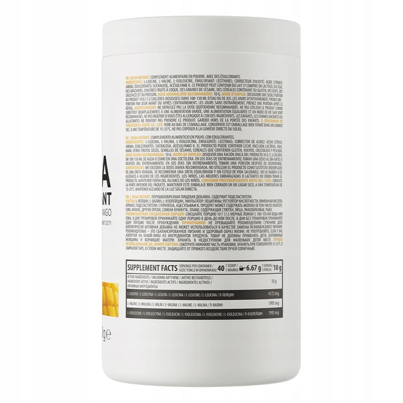 Ostrovit BCAA Instant Mango, 400 g