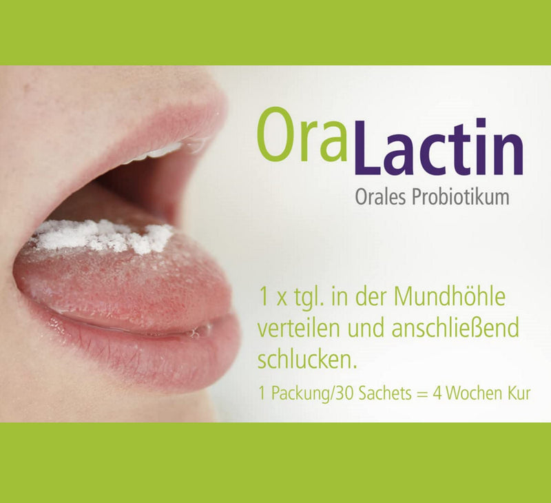 [Australia] - ApaCare OraLactin oral probiotic powder | Probiotic for advanced dental and oral care | For fresh breath and healthy oral flora | 30 sachets 