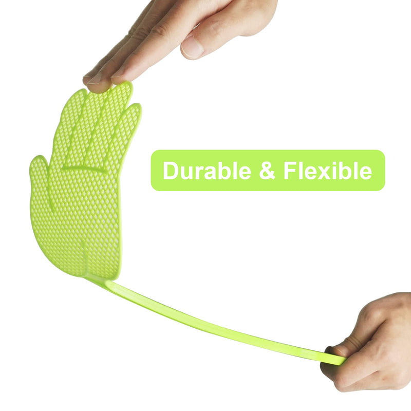 [Australia] - Fly Swatter - Funny Hand Shaped Fly Swatters -Durable - Colorful for Home/Indoor/Outdoor/Classroom/Office/Pack of 5 