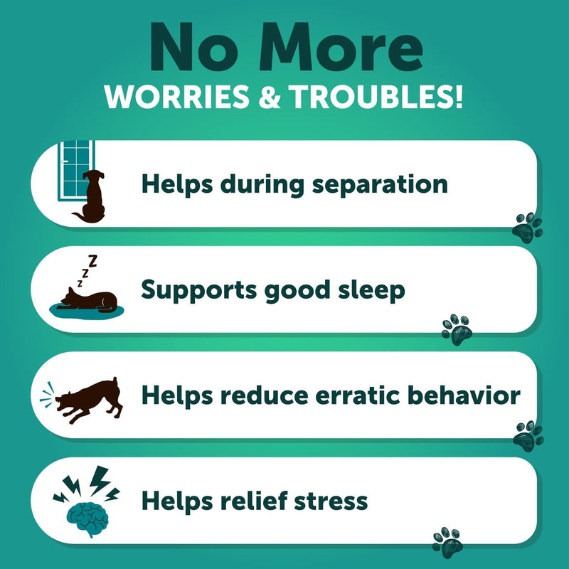 Hemp Calming Chews + Wild Alaskan Salmon Oil for Dogs Bundle - Advanced Dog Calming Chews - Anxiety Relief Treats - Dog Anxiety Relief - Hip and Joint Support - Salmon Oil for Dogs Skin and Coat - PawsPlanet Australia