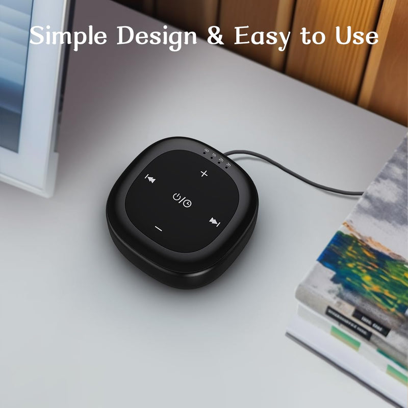 [Australia] - White Noise Sound Machine with 30 Soothing Sounds 36 Adjustable Volume Brown Noise Sound Machines for Sleep Office Privacy Bedroom 4 Timers Memory Function Sleep Sound Machine Baby Adult Elderly Care 