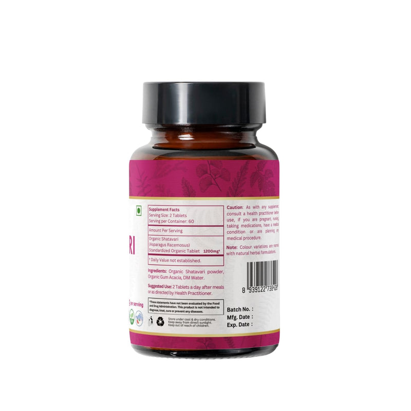 [Australia] - Shatavari 120 Tablets | Asparagus Racemosus (Shatavari) | USDA Organic Certified | Supports Women‚Äôs Health and Immune System | Dietary Supplement 120tab - Pack of 2 120 Count (Pack of 2) 