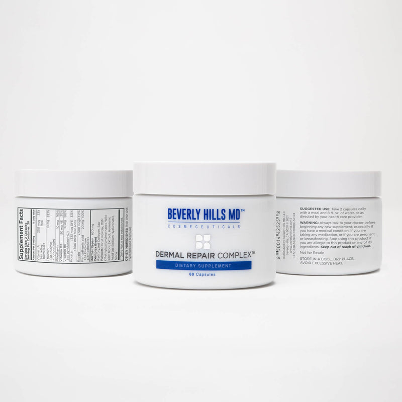[Australia] - Dermal Repair Anti-Aging Supplement - Hyaluronic Acid, Collagen, Vitamins for Smooth, Plump Skin 