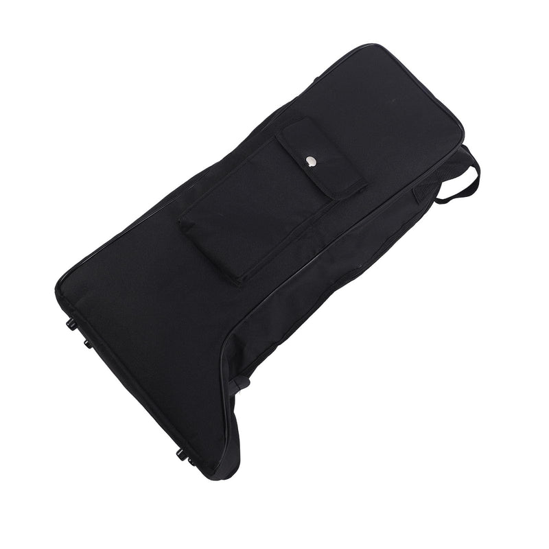 Portable Dust Proof Storage Bags for Tall Boots, Oxford Cloth and Leather Zippered With Handle, for Cowboy and Snow Boots, Black Shoe Bags