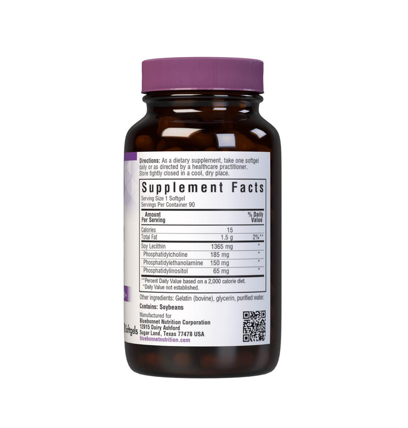 [Australia] - Bluebonnet Lecithin 1365mg, 90 Count 90 Count (Pack of 1) 