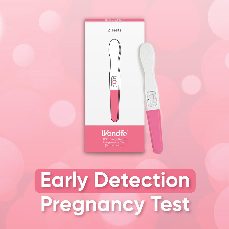 Wondfo Early Result Pregnancy Test Sticks-6 Days Before Missed Period | Simple Urine Stream Test, Clear Double Line,Reliable Home Self-Testing,Sensitive HCG Detection 15 Pack