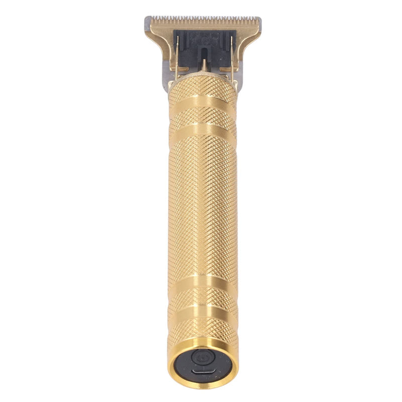 T Blade Hair Trimmer, USB Charging Washable Hair Trimmer Hair Clipper Electric Professional Portable for Grooming (Metallic Gold Pattern)