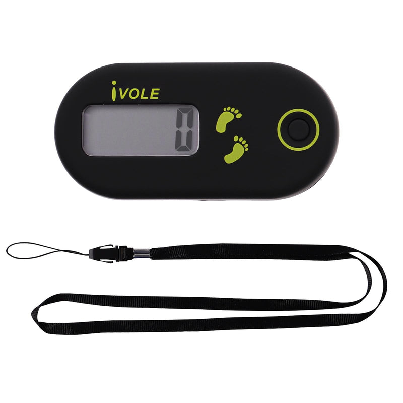 [Australia] - Veemoon 3D Digital Pedometer Accurate Step Counter Walking Distance Miles Calorie Counter Exercise Time Silent with Clip and Lanyard for Men Women Exercise 