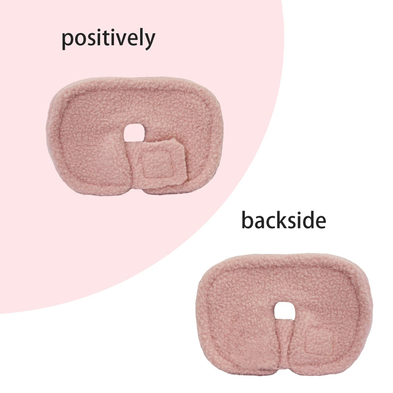 [Australia] - 3 Pack Trach Pads, Reusable Trach Tube Covers, Tracheostomy Dressing Pads Tracheostomy Tube Holder Pad, Tracheostomy Trach Tube Supplies, Trach Pads for Adaptive Surgical Tracheostomy Pad(Pink) Pink 