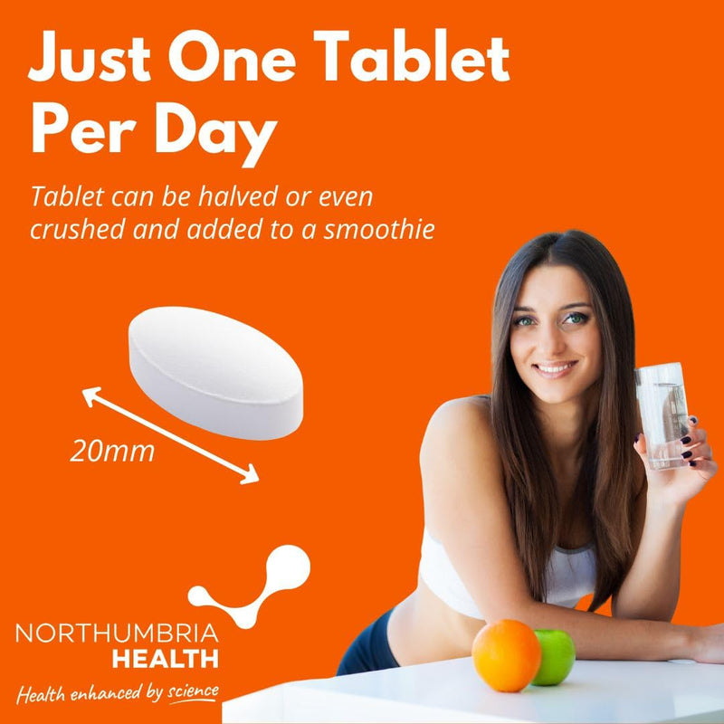 Vitamin C 1000mg – 180 Vegan Tablets (6-Month Supply) – High Strength Immune & Collagen Support – Made in UK – GMO & Gluten Free 180 count (Pack of 1)