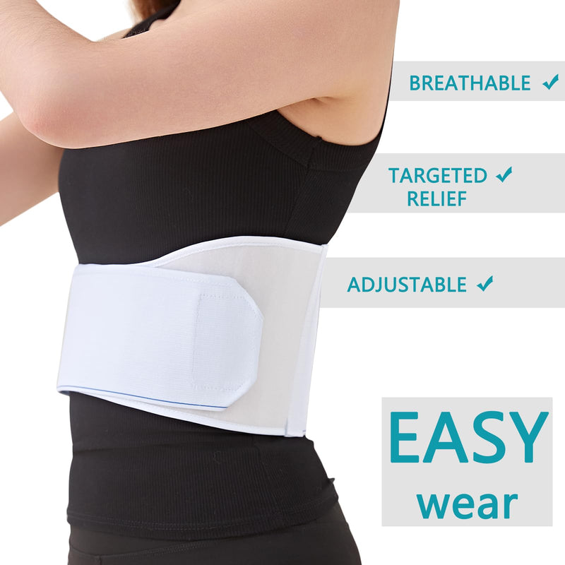 [Australia] - Rib Chest Injury Abdominal Binder Belt Brace Broken Compression Wrap Brace Breast Belt Elastic Supports for Cracked Bruised, Intercostal Muscle Strain Universal Female 
