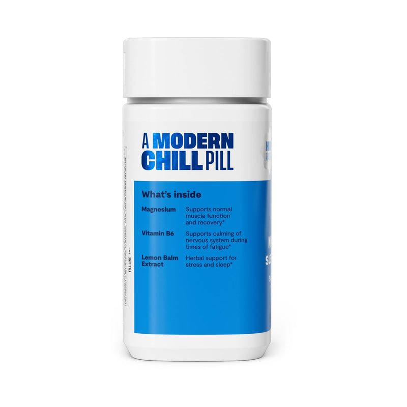 Habit Magnesium Sleep & Recover Supplement, Magnesium Glycinate, Vitamin B6, Lemon Balm, 60 Capsules